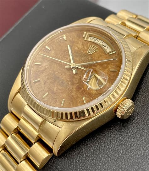 rolex 18038 woo dial|rolex president 18038 for sale.